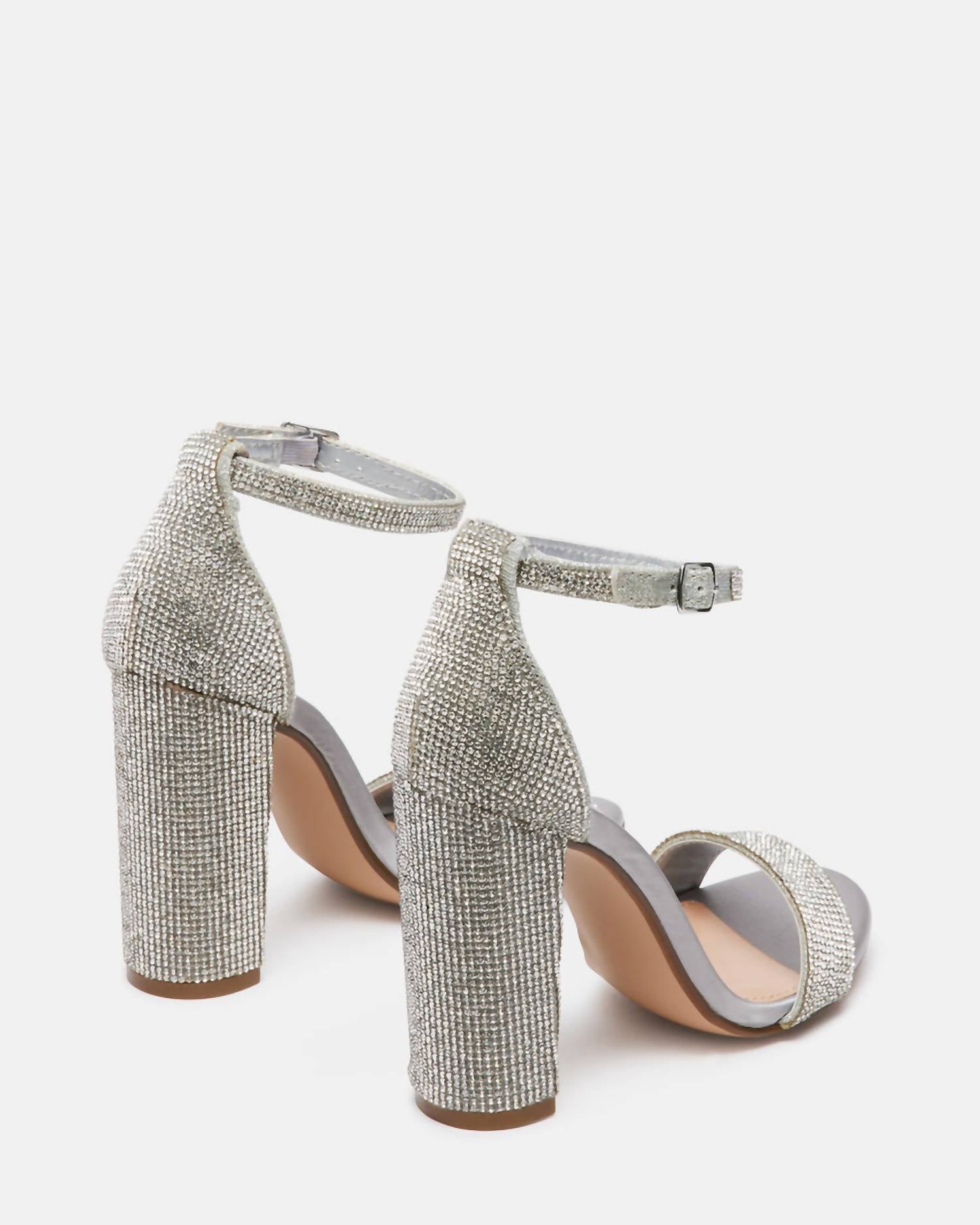Steve Madden - Women's Carrson Rhinestone Heeled Sandal