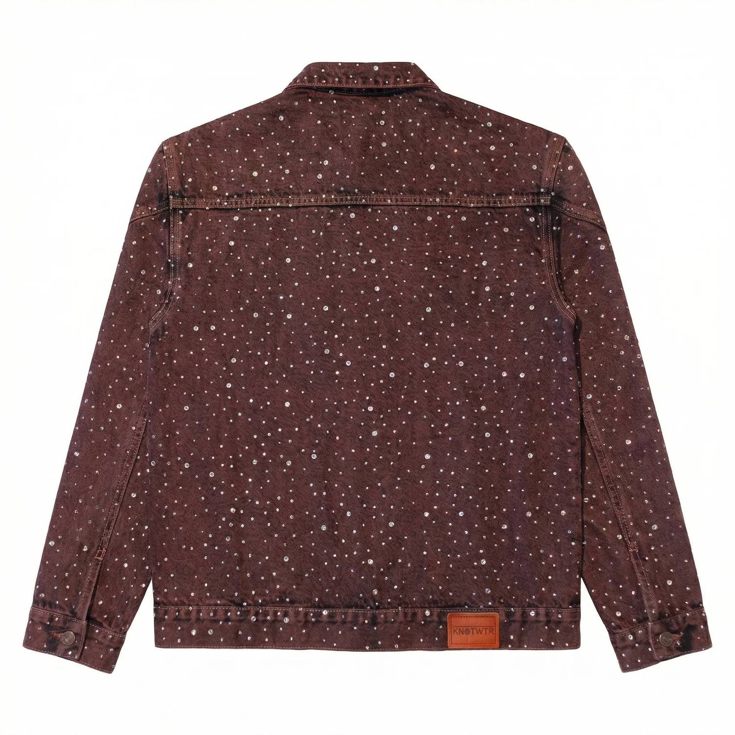 Knotwtr - Unisex Rhinestone Denim Jacket