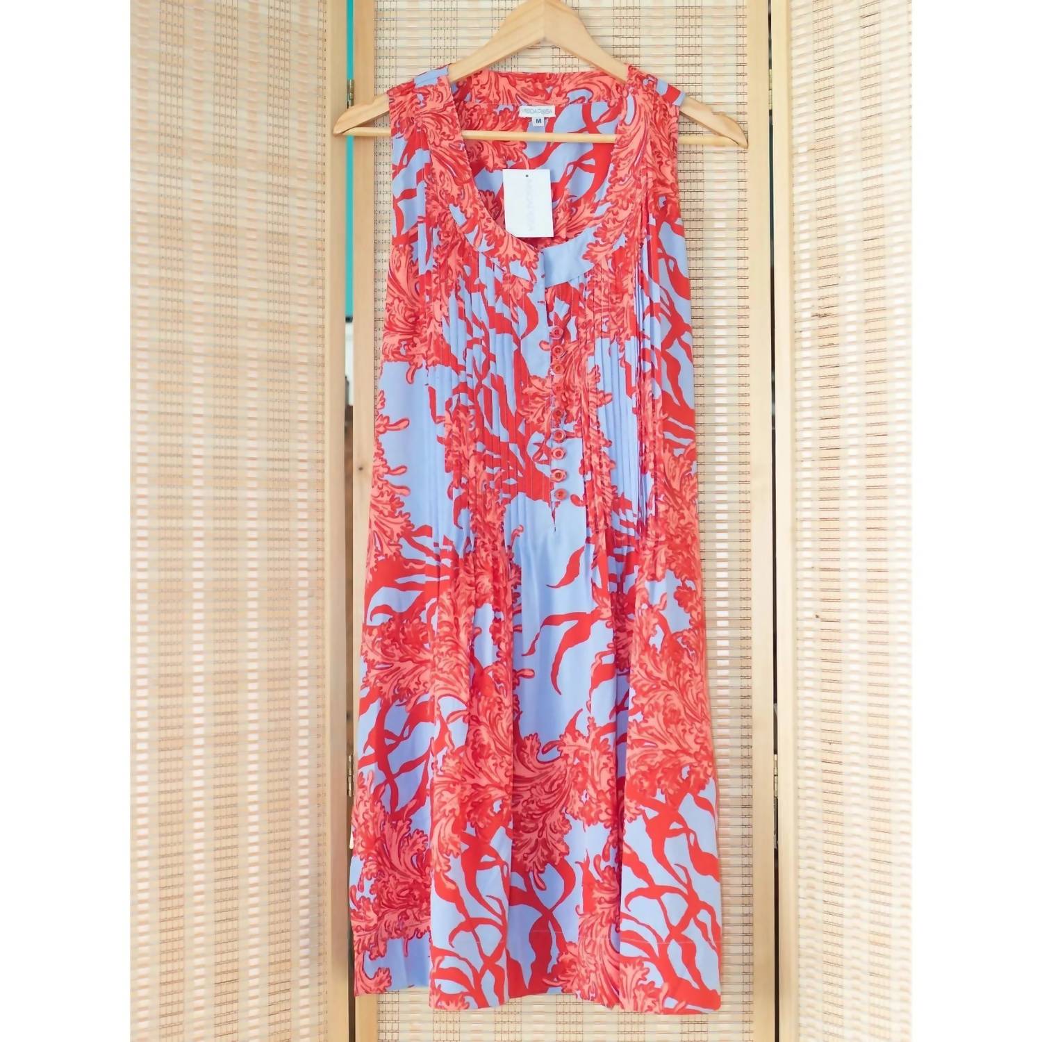 Modaposa - Women's Allegra Pintuck Shift Mini Dress