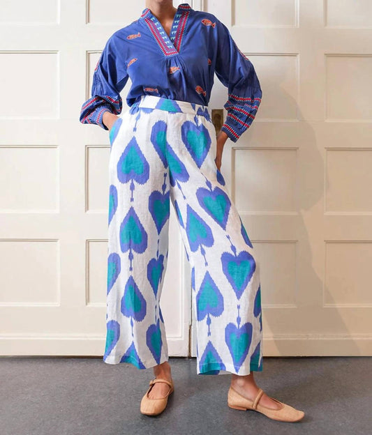 Nimo With Love - Fennel Ikat Pants