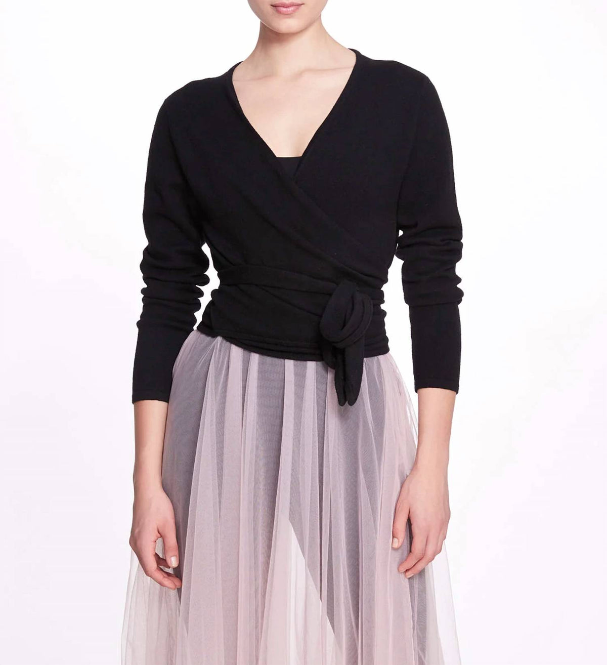 Marchesa Athleisure - Anne Wrap Sweater