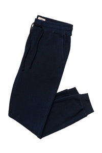 Surfside Supply Men's Jack Fuzzy Fleece Jogger in navy blazer - men's pants - alternate view