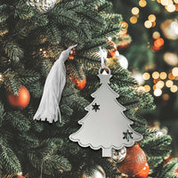 Creative Gifts International - Holiday Tree Shaped Ornament With Snowflake Cutouts