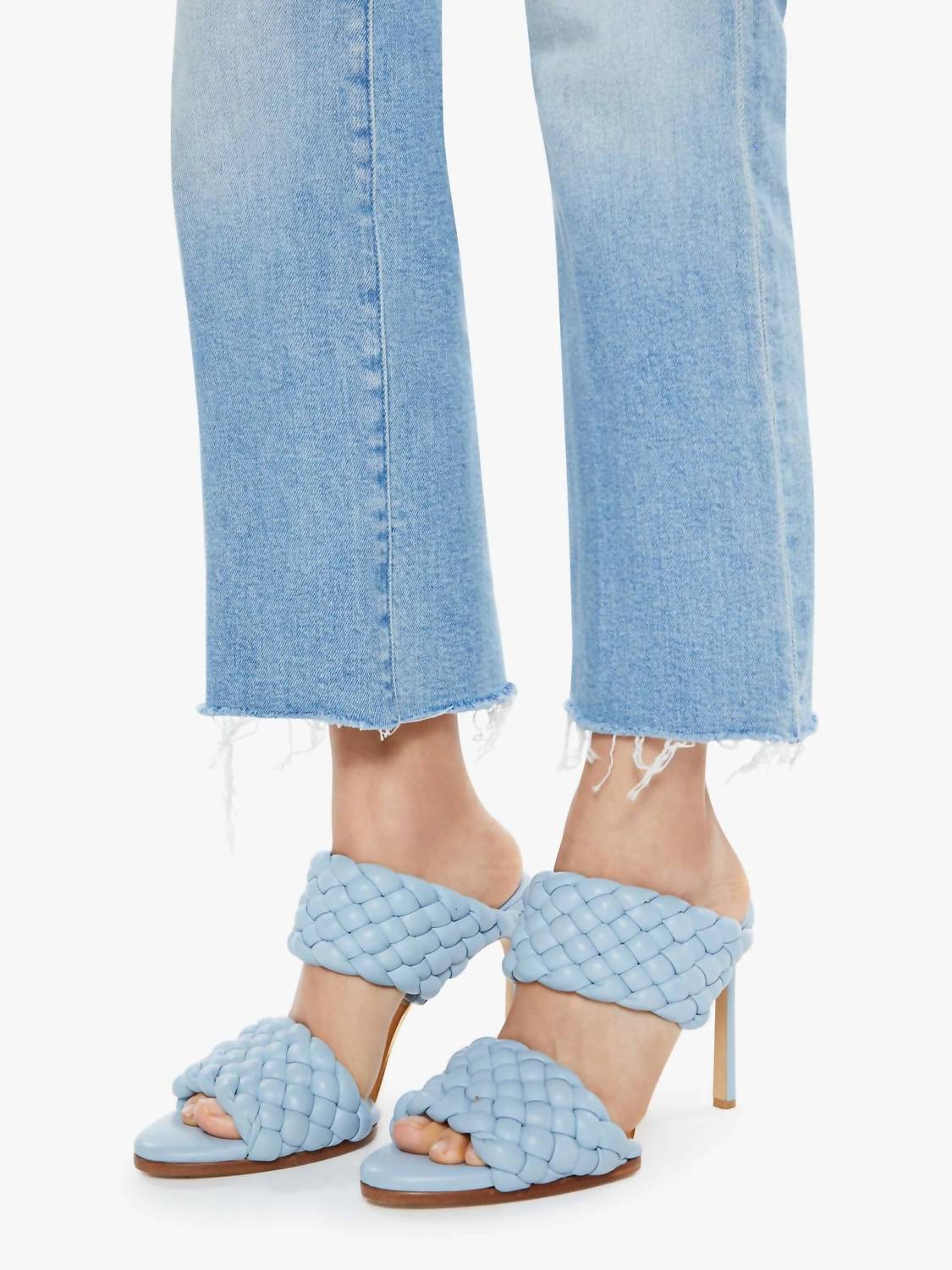 Mother - Kick It Ankle Fray Pants