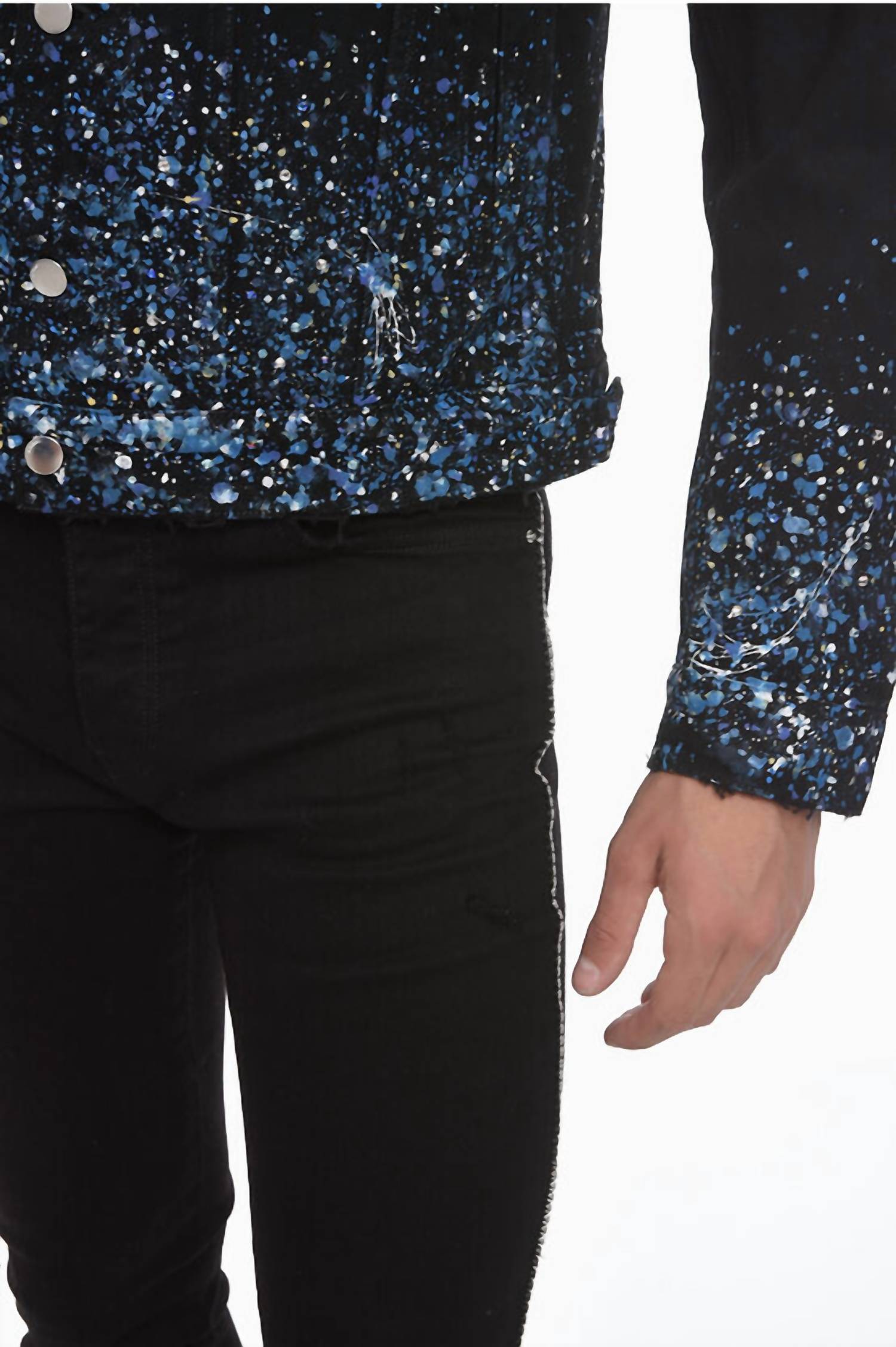 Amiri - Crystal Painter Trucker Jacket