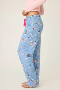 Pj Salvage - Baked Woof Love Dog Print Flannel Pants
