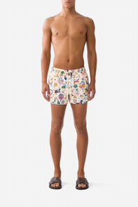 Camilla - Elastic Waist Short Length Boardshorts