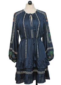 Johnny Was - Lexie Tiered Mini Dress