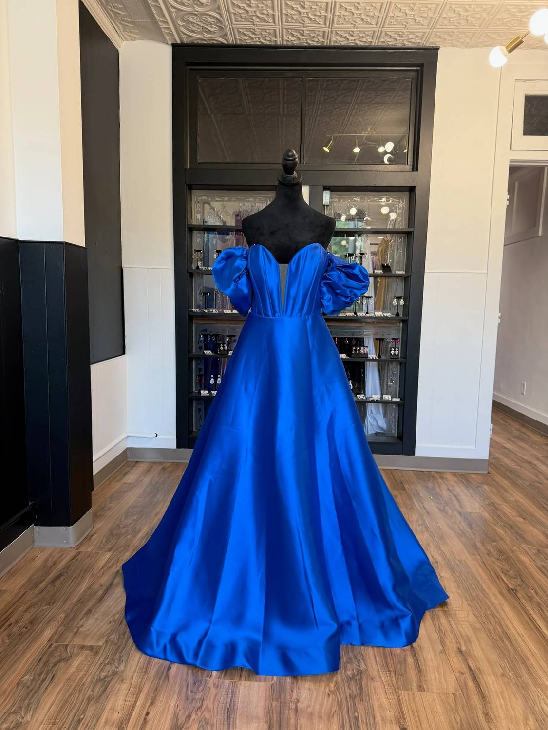 Sherri Hill - Women's A-line With Corset Bodice Dress