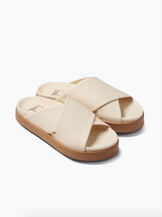 Beek - Women's Hen Platform Slide Leather Sandal