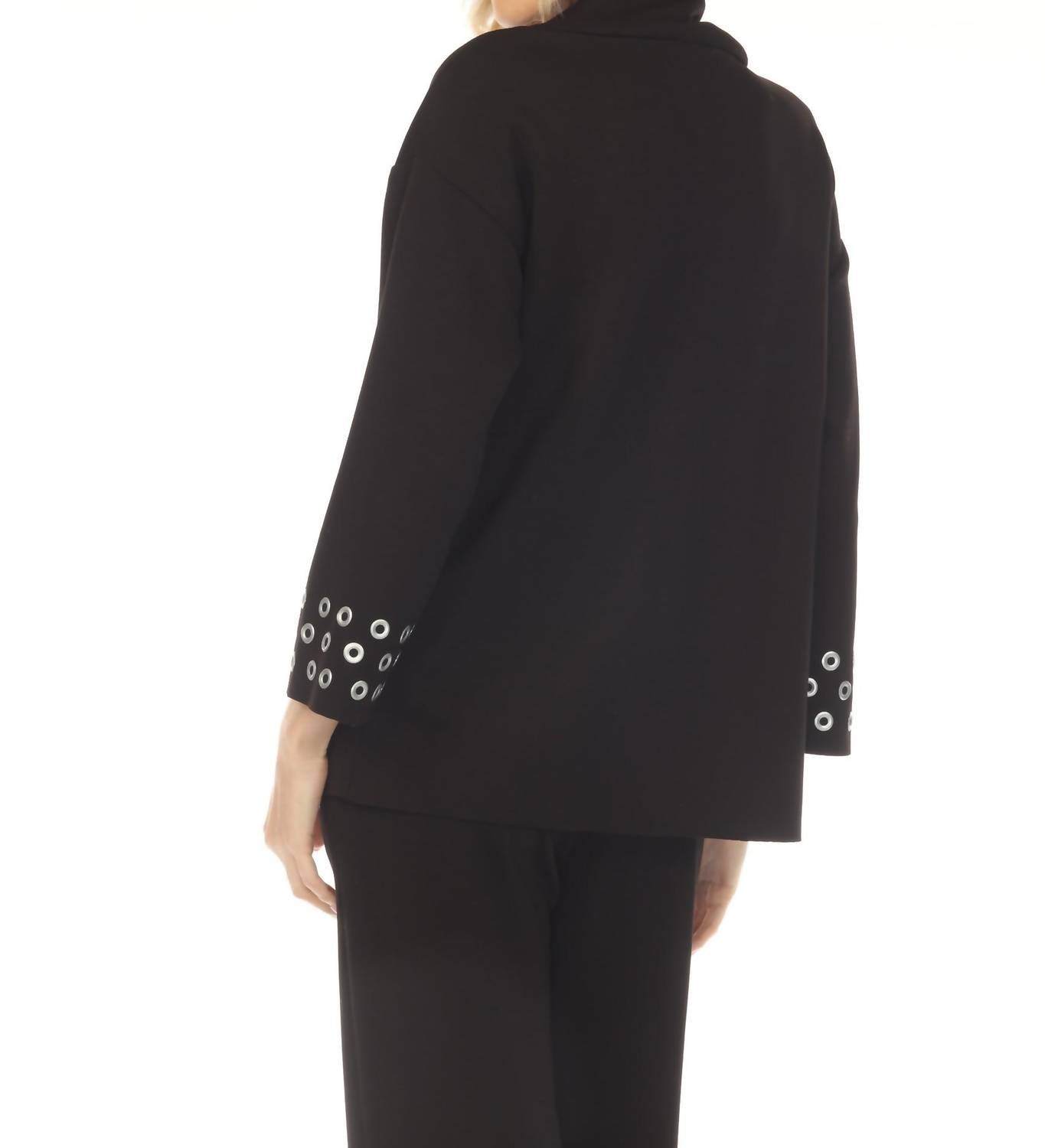 Joseph Ribkoff - Grommet Detail 3/4 Sleeve Top
