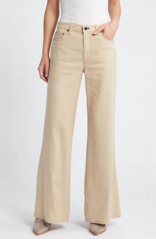 Askk Ny - Juniper Linen Blend Wide Leg Pant