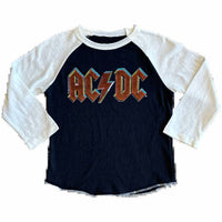 Rowdy Sprout - Kids Vintage Acdc Long Sleeve Raglan Tee
