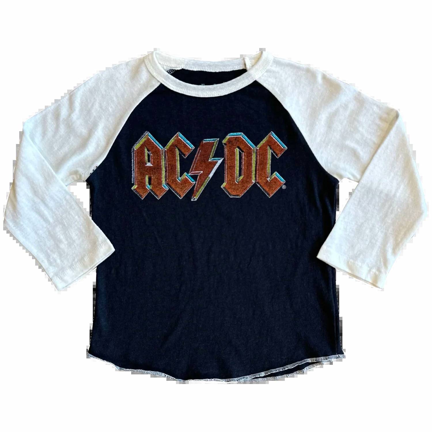 Rowdy Sprout - Kids Vintage Acdc Long Sleeve Raglan Tee