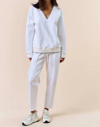 Lalavon - Colette V-neck Sweater