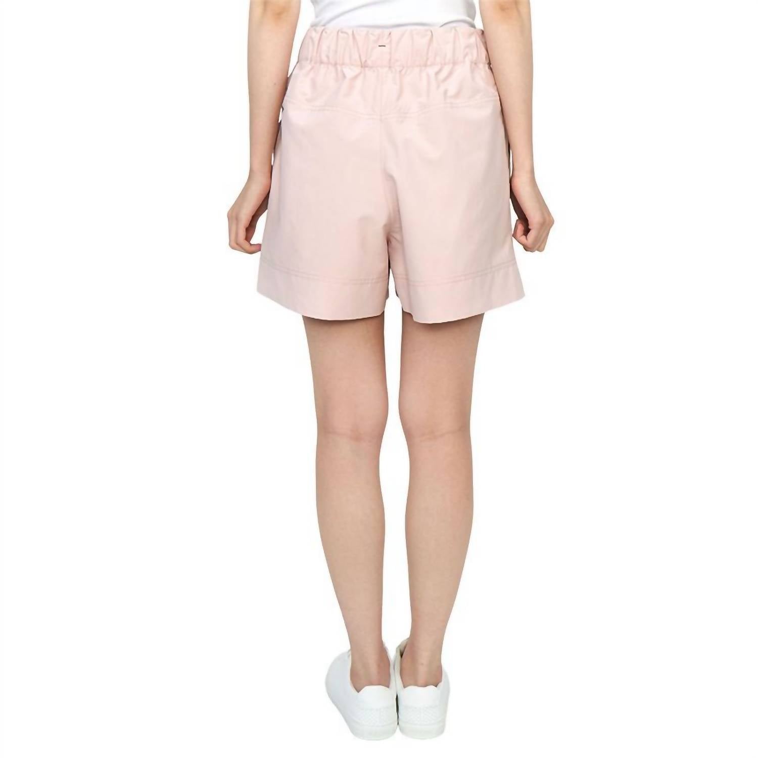 Moncler Froisse Shorts in pink - women's shorts - alternate view