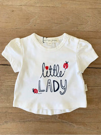Copenhagen Delights - Infant Little Ladybug Puff Sleeve Tee
