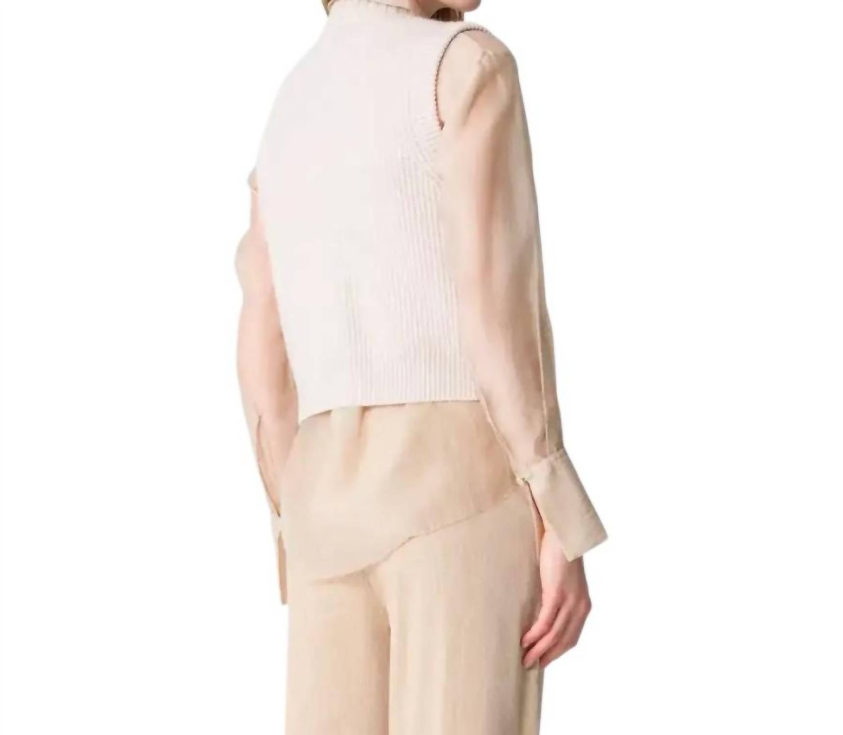 Forte Forte - Cashmere Wool English Rib Knit Vest