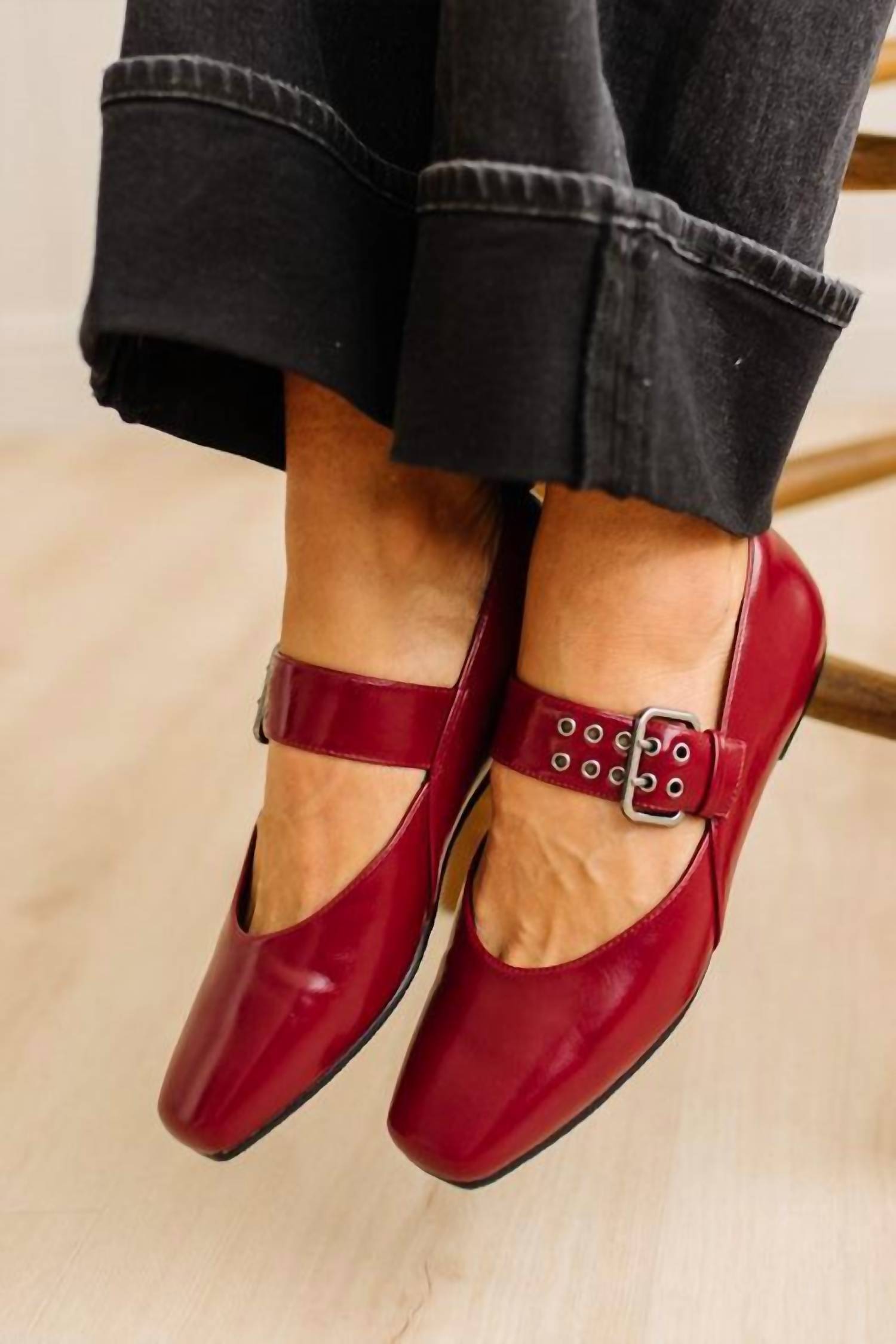 OASIS SOCIETY Women's Soho Ballet Flat in burgundy - women's flats - view 5