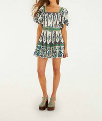 Farm Rio - Manoela Short Sleeve Belt Mini Dress