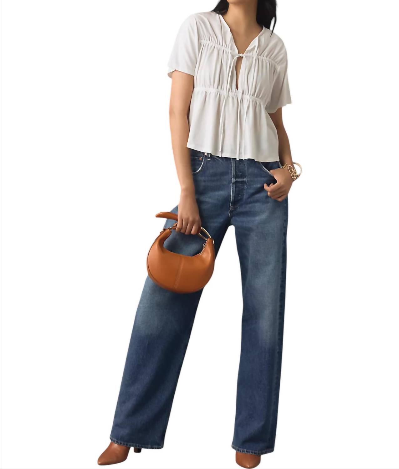 Nation Ltd - Robin Tie Front Top