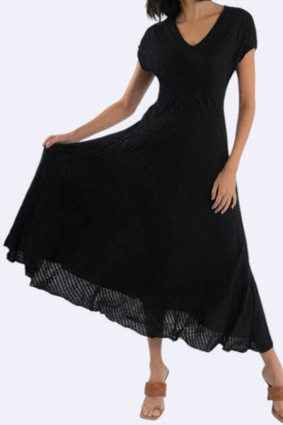 French Quarter Dress L / Black