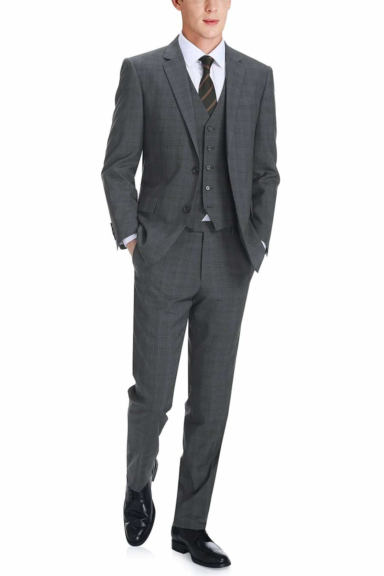 Renoir - Performance 3-piece Classic Fit Suit Set