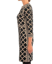Gretchen Scott - Dip & Dot Trimmed Up Dress