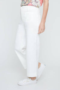 Renuar Helen Ankle Pant in creme - women's pants - alternate view