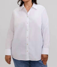 Foxcroft - Meghan No Iron Pinpoint Long Sleeve Shirt