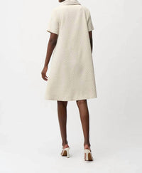 Joseph Ribkoff - Geometric Textured Jacquard A-line Dress