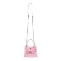 Packed Party - Women's Perfect Bow Clear Vinyl Mini Handbag