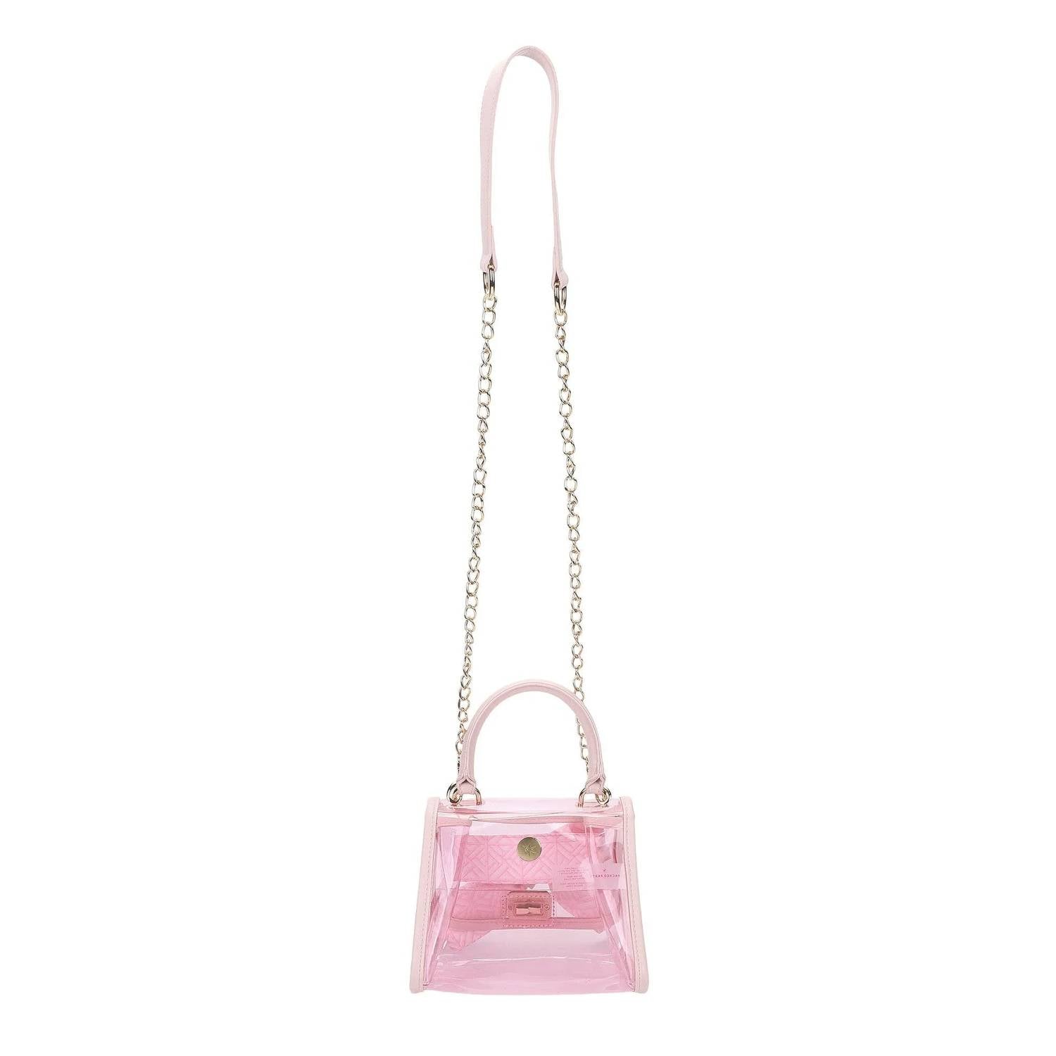Packed Party - Women's Perfect Bow Clear Vinyl Mini Handbag