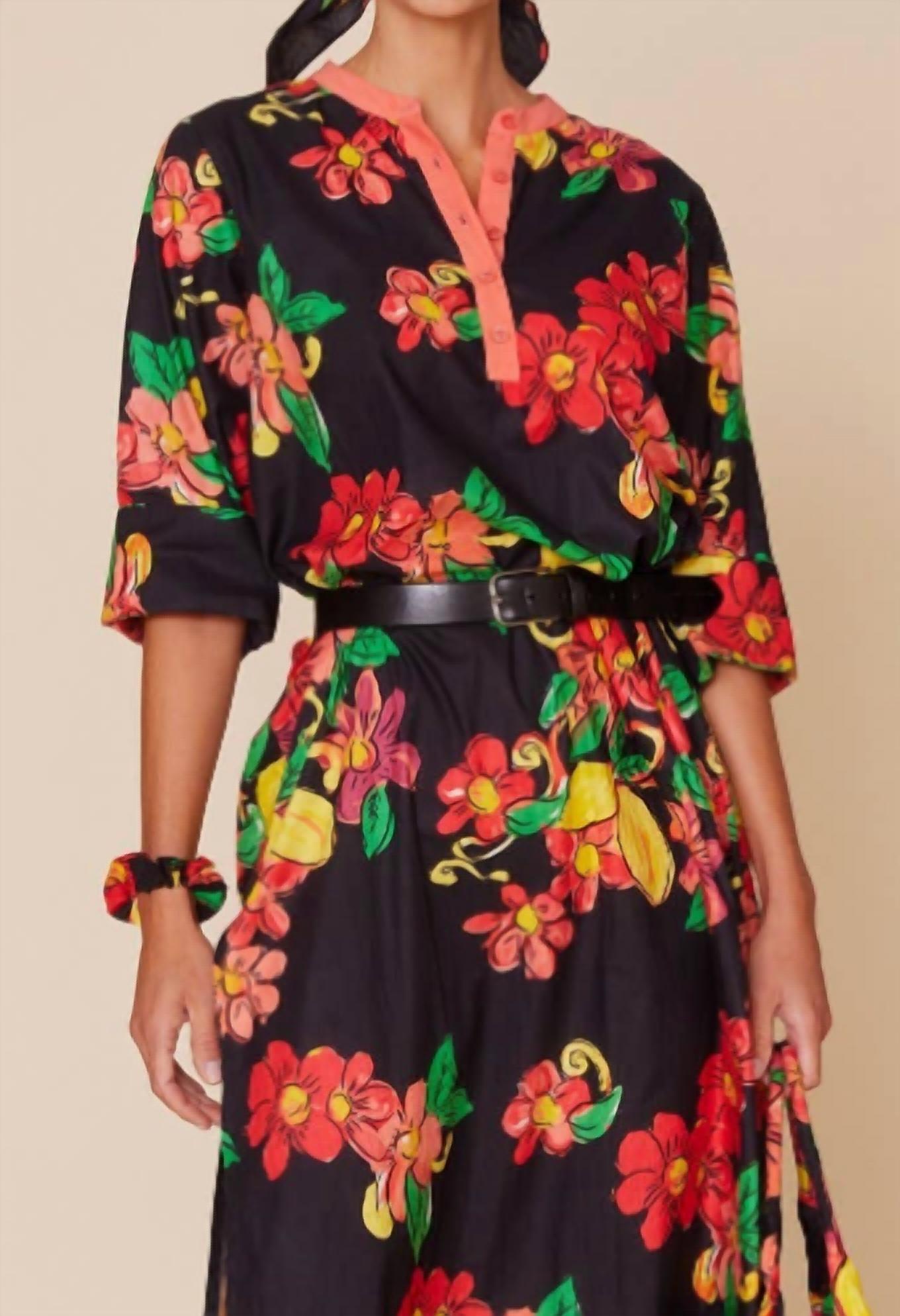 Modaposa - Elina Printed Kurta Maxi Dress