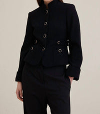 Hagahi - Long Sleeve Tweed Jacket