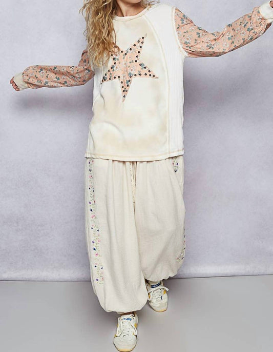 Pol - Stella Star-stitch Knit Top