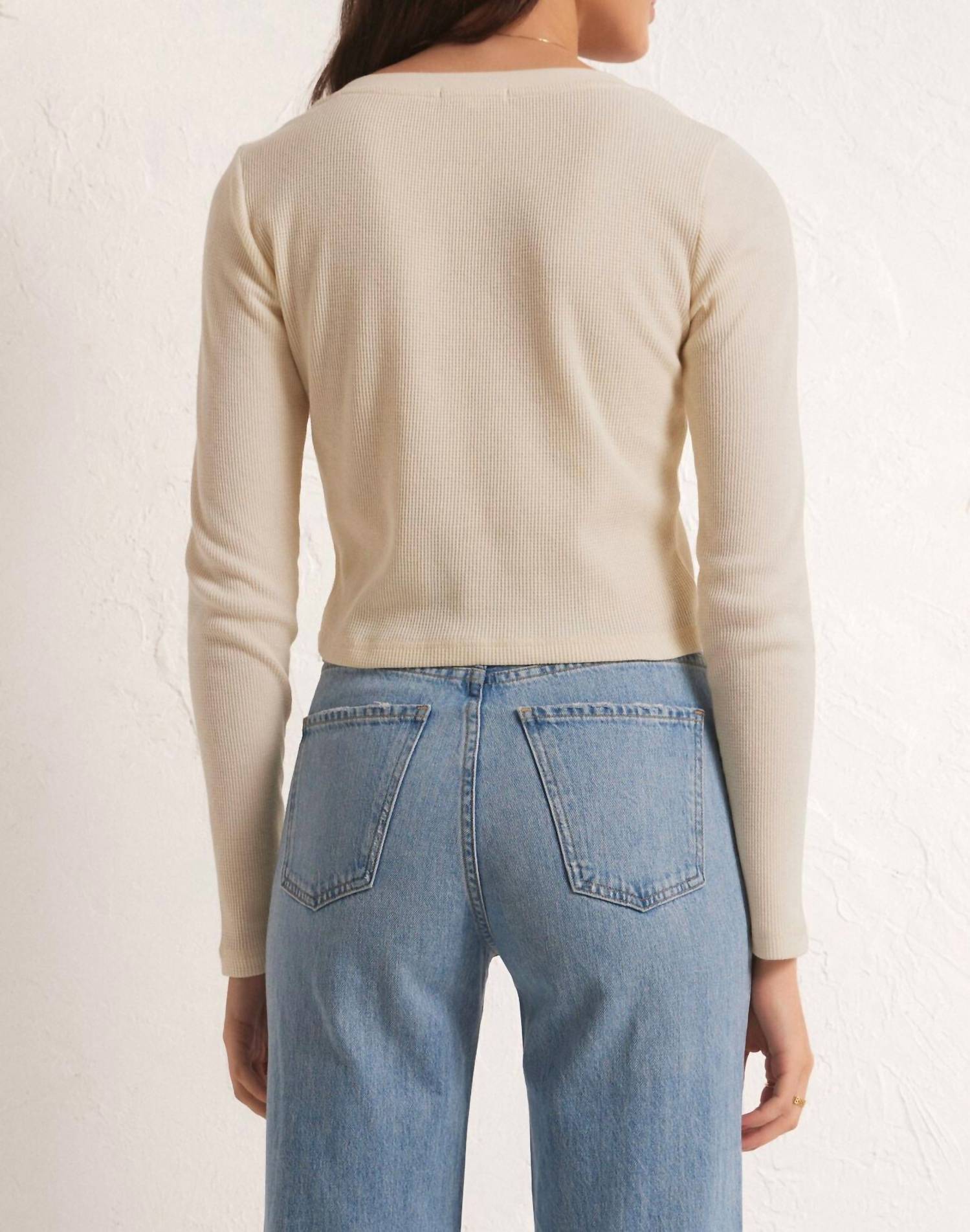 Z Supply - Ciana Cropped Waffle Top