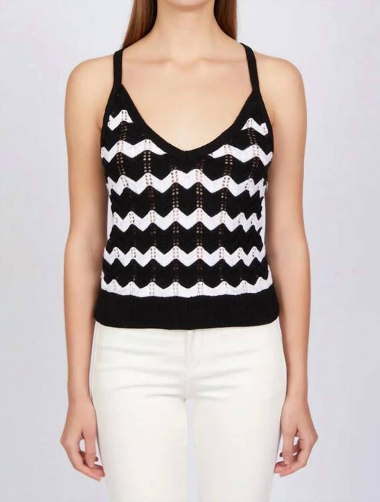 525 America - Izzie Chevron Stripe Tank