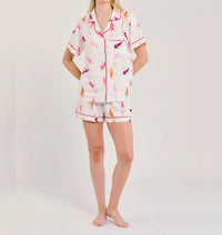 Katie Kime - Bluebird Day Short Pajama Set
