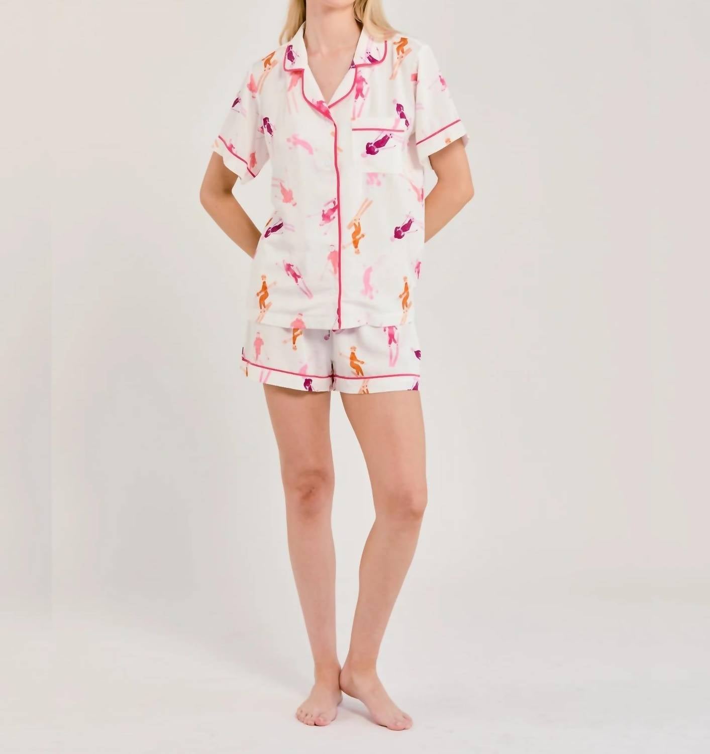 Katie Kime - Bluebird Day Short Pajama Set