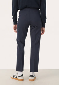 Part Two Ponta Trouser in dark navy - women's pants - detail view