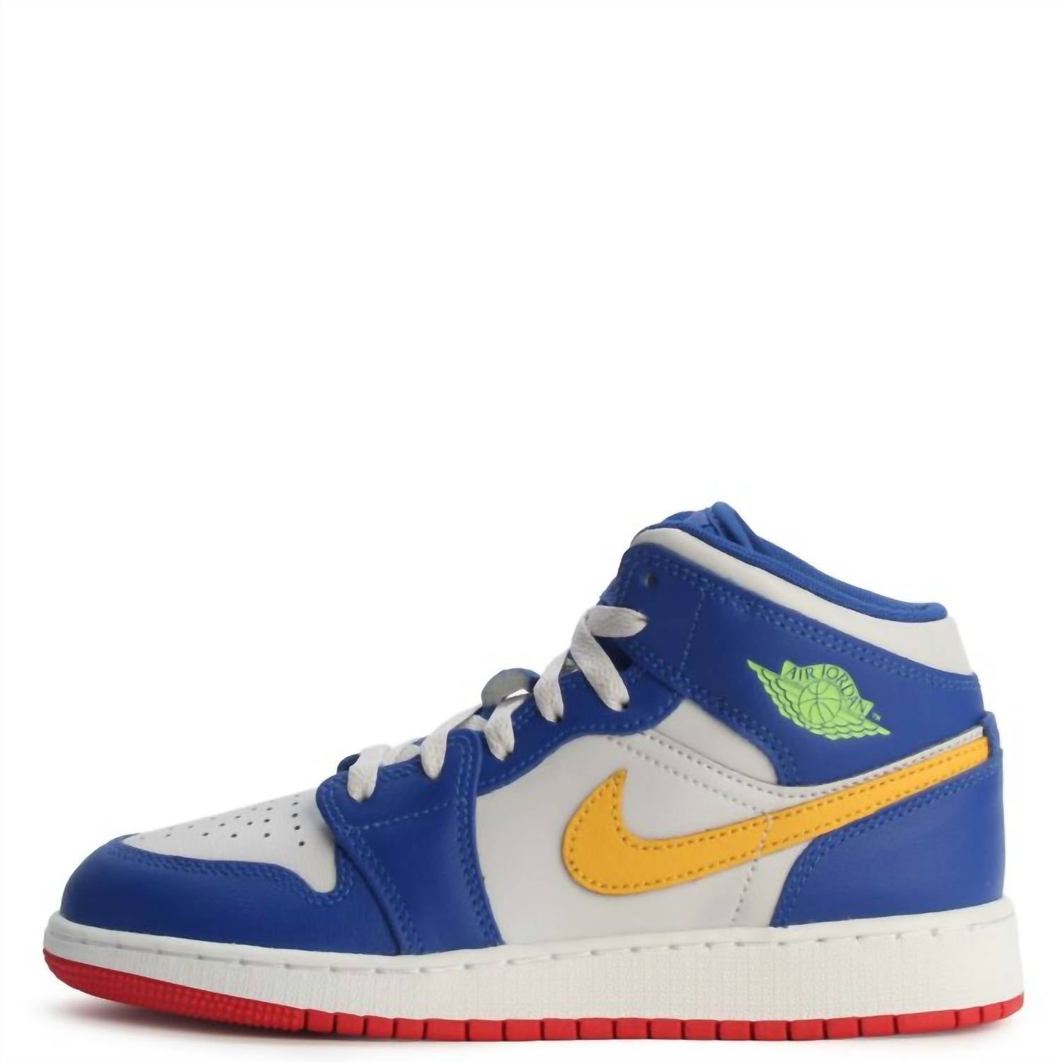 Jordan - Boy's Leather Mid Shoe