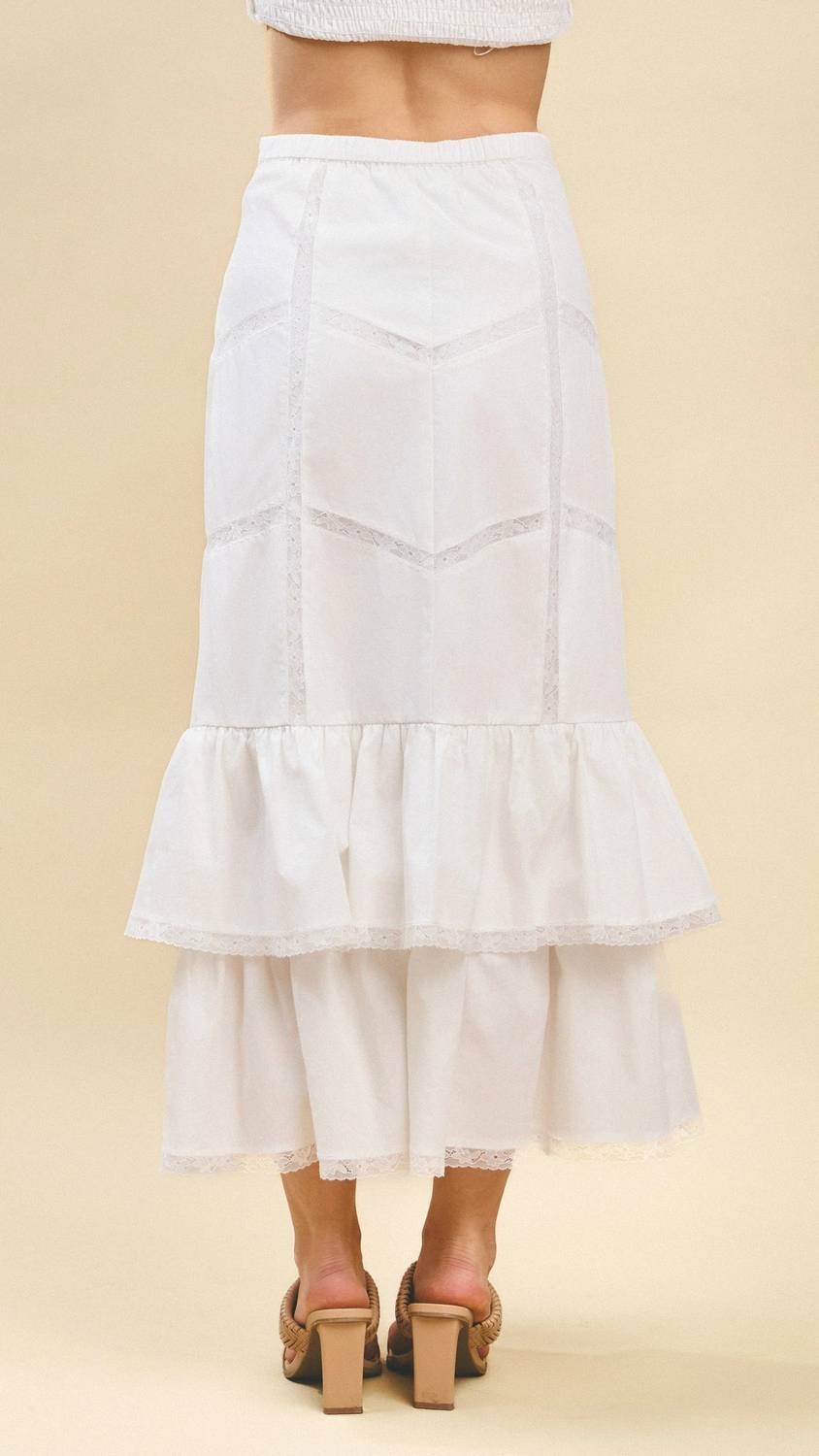 Pretty Follies - Feeling Free Lace Mini Skirt