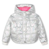 Billieblush - Girl's Quilted Iridescent Puffer Jacket
