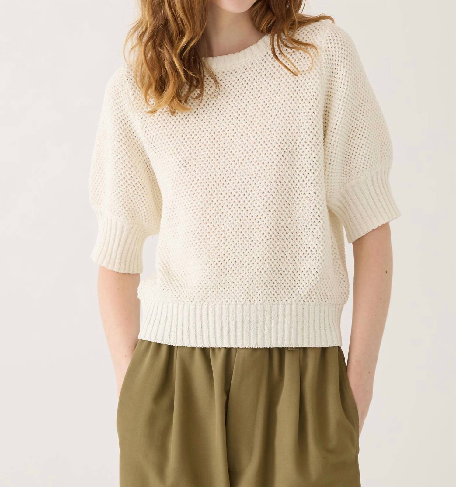 Demylee New York - Sherry Cotton Crew Neck Top