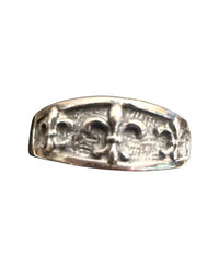 Madison - Women's 3 Fleur De Lis Band Sterling Ring
