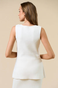 Lalavon - Sleeveless Button Down Vest