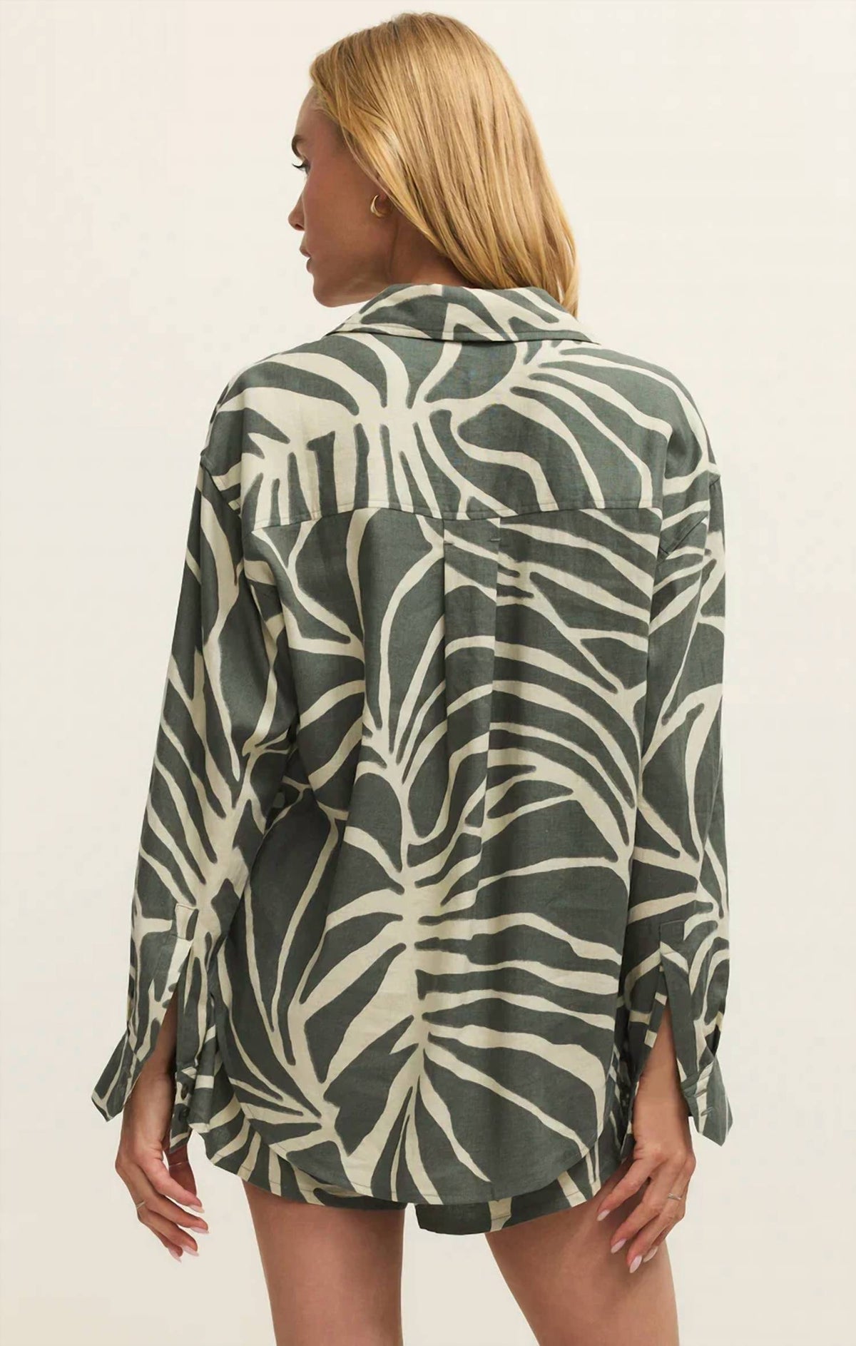 Z Supply - Alfie Tova Palm Button Up Shirt