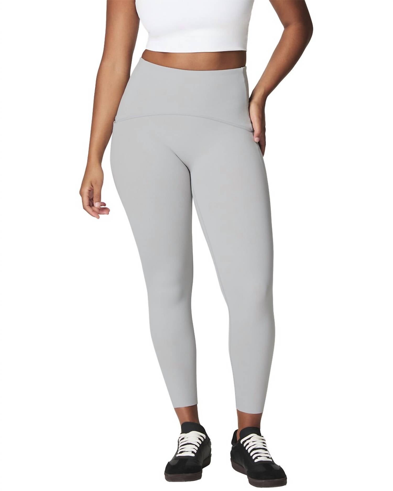 Spanx BOOTY BOOST 7/8 LEGGING in cloudy gray - women's pants