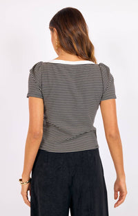 Sage The Label - Xoxo Stripe Tee